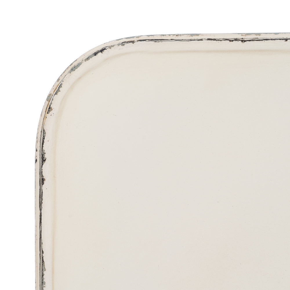 CONSOLA CREMA METAL 100 X 52 X 76 CM