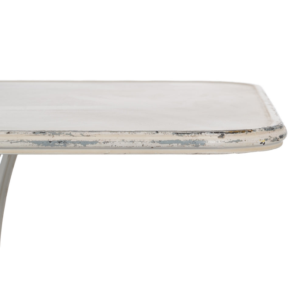 CONSOLA CREMA METAL 100 X 52 X 76 CM