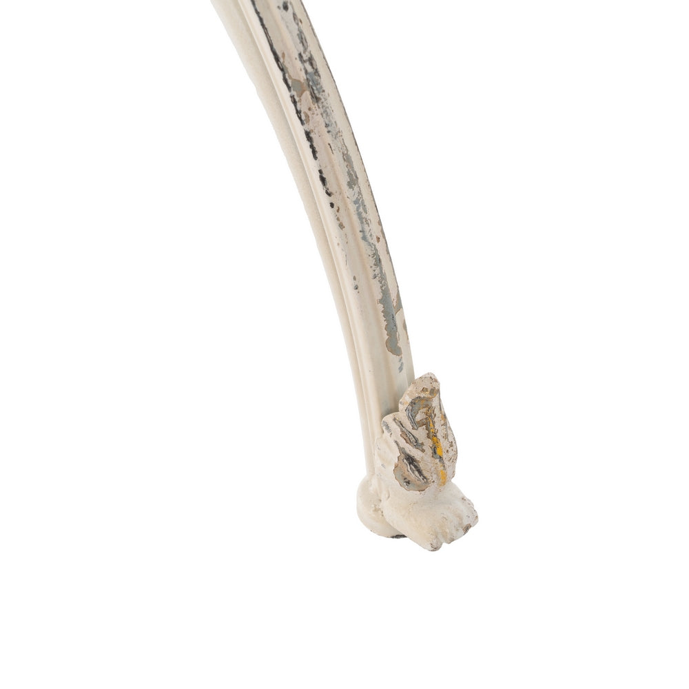CONSOLA CREMA METAL 100 X 52 X 76 CM