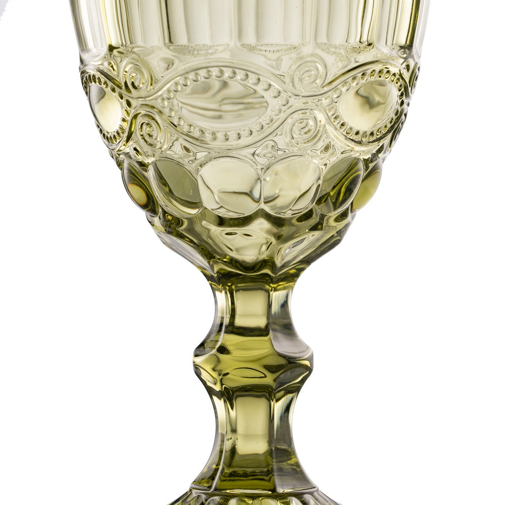 COPA VERDE CRISTAL DECORACIÓN 9 X 9 X 17 CM