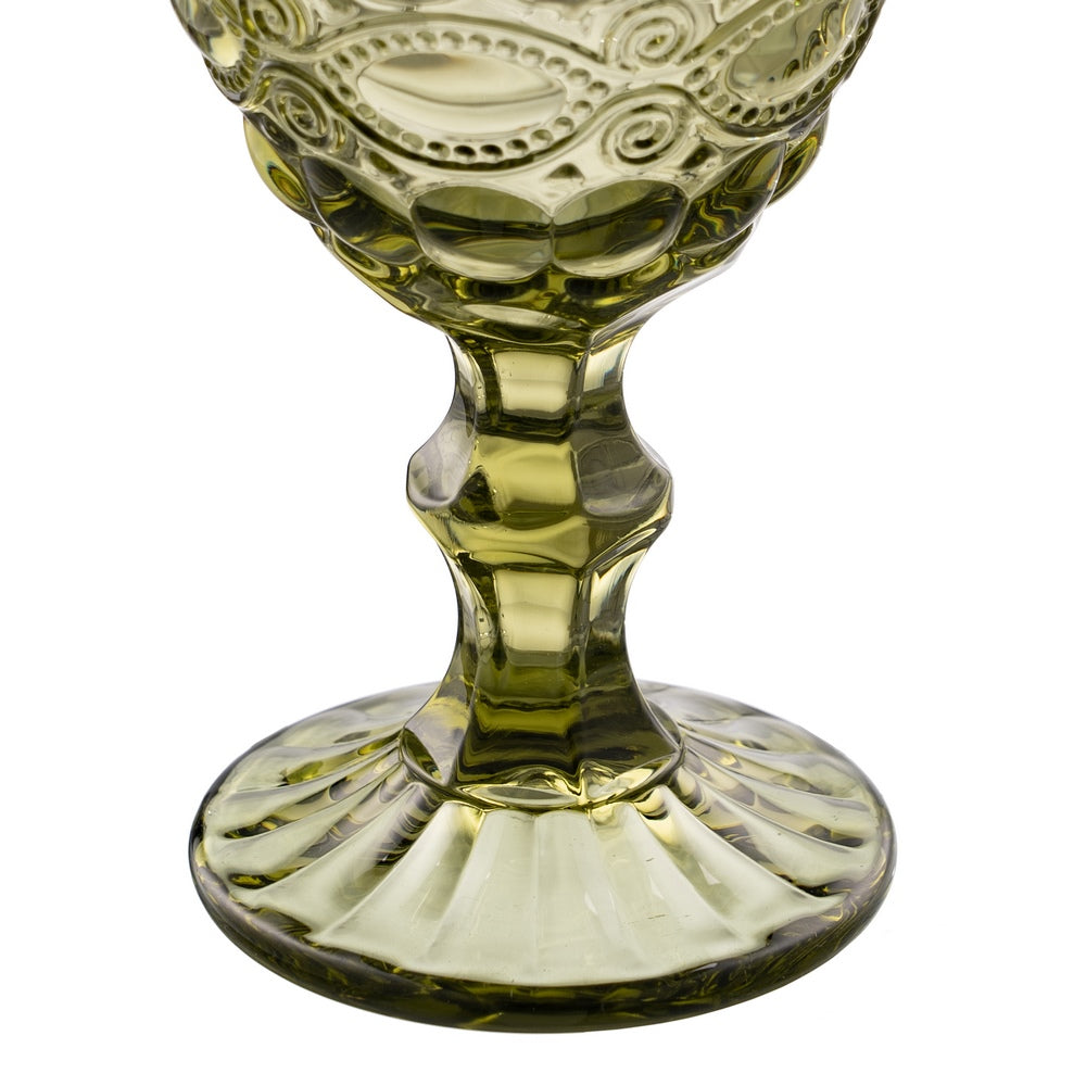 COPA VERDE CRISTAL DECORACIÓN 9 X 9 X 17 CM