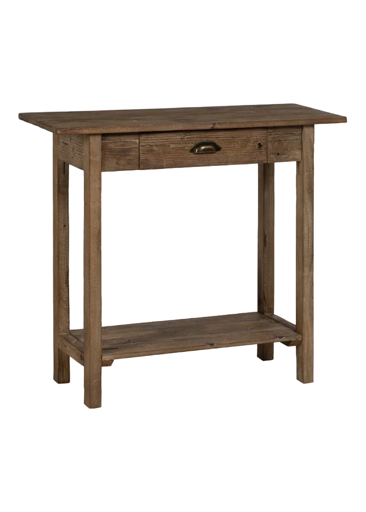 CONSOLA NATURAL MADERA 90 X 34,50 X 81 CM