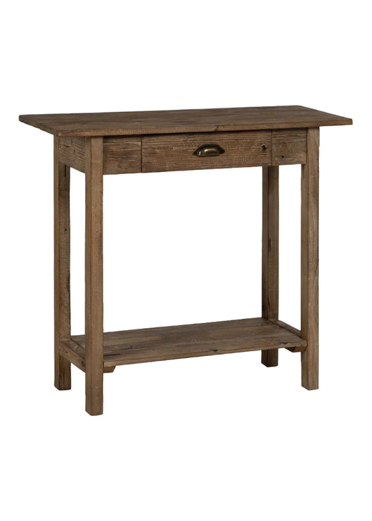 CONSOLA NATURAL MADERA 90 X 34,50 X 81 CM
