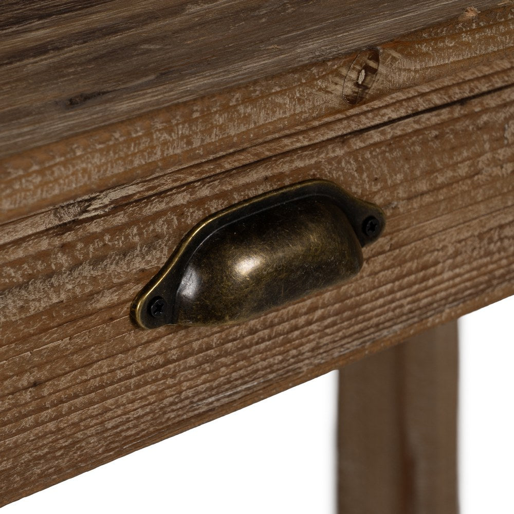CONSOLA NATURAL MADERA 90 X 34,50 X 81 CM