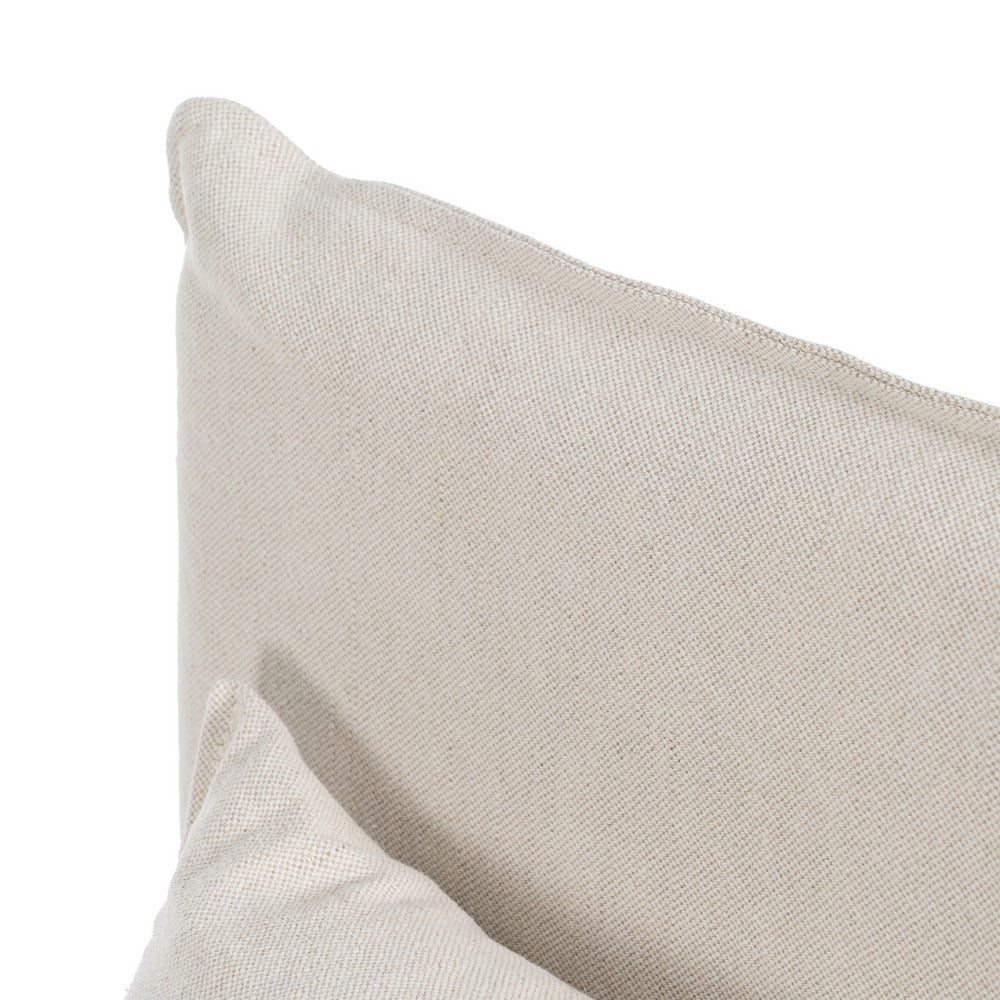 SILLÓN CREMA TEJIDO-MADERA 75 X 76 X 90,50 CM