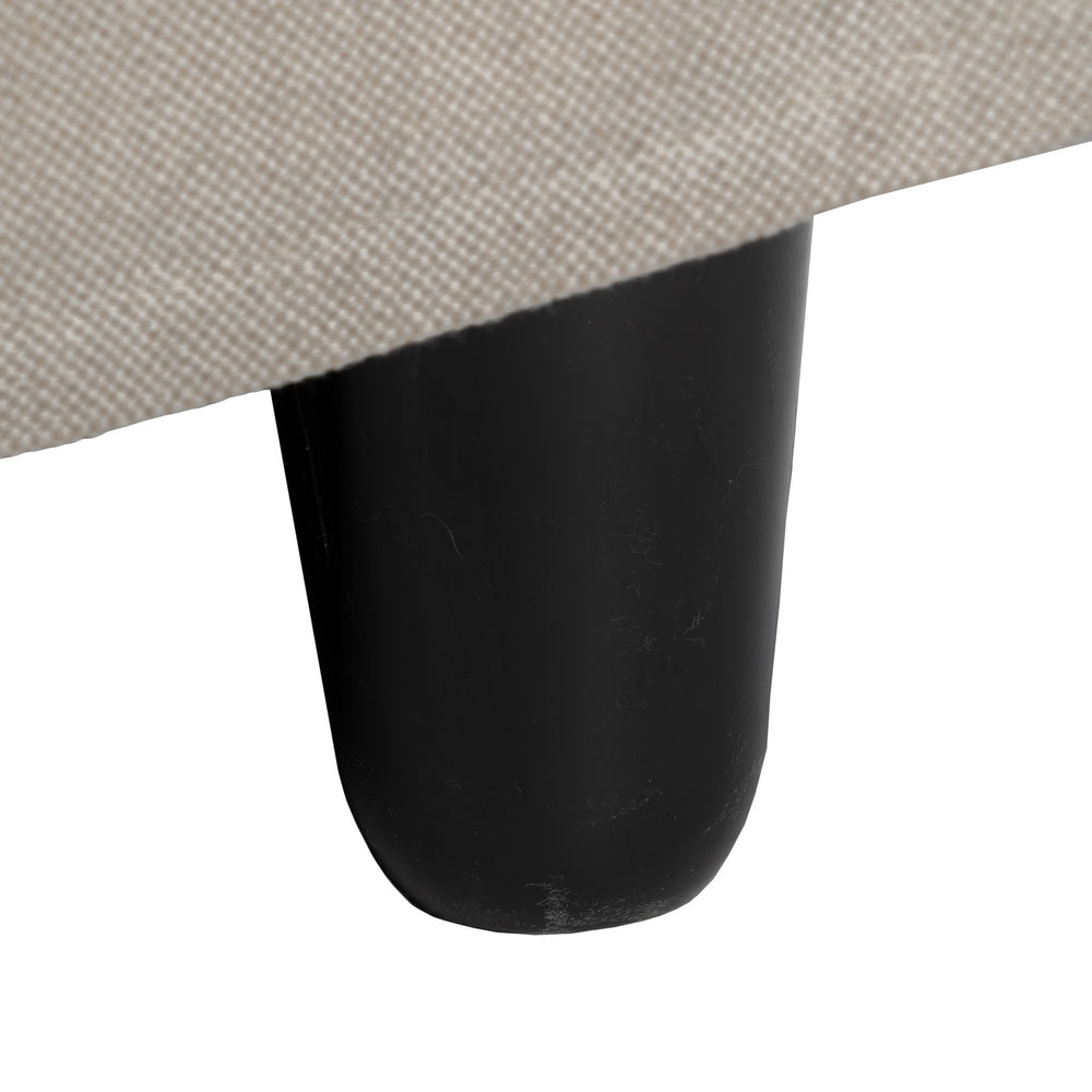 SILLÓN CREMA TEJIDO-MADERA 75 X 76 X 90,50 CM