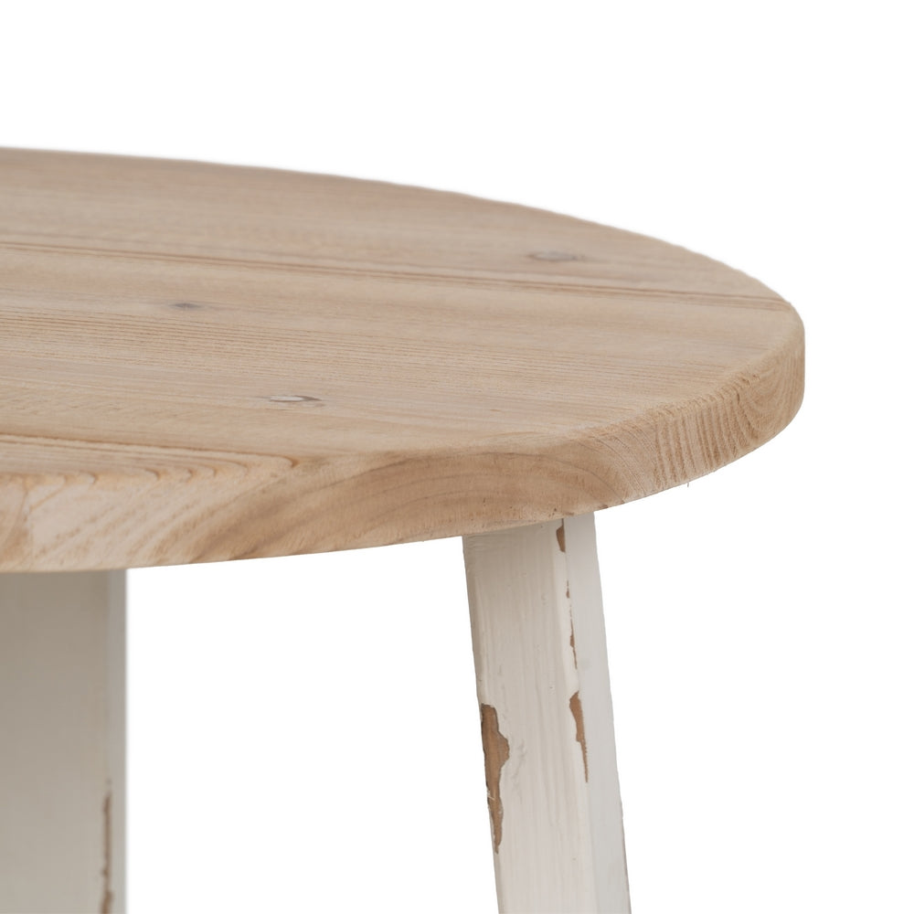 MESA CENTRO NATURAL-BLANCO 60 X 60 X 45 CM