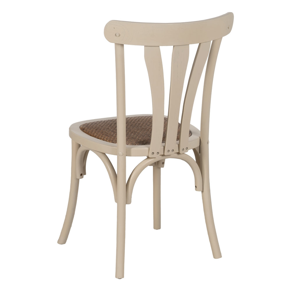 SILLA CREMA MADERA DE OLMO CONTRACT 48 X 47 X 88,50 CM