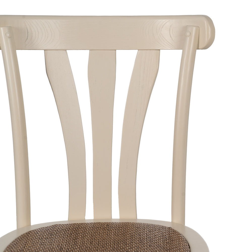 SILLA CREMA MADERA DE OLMO CONTRACT 48 X 47 X 88,50 CM
