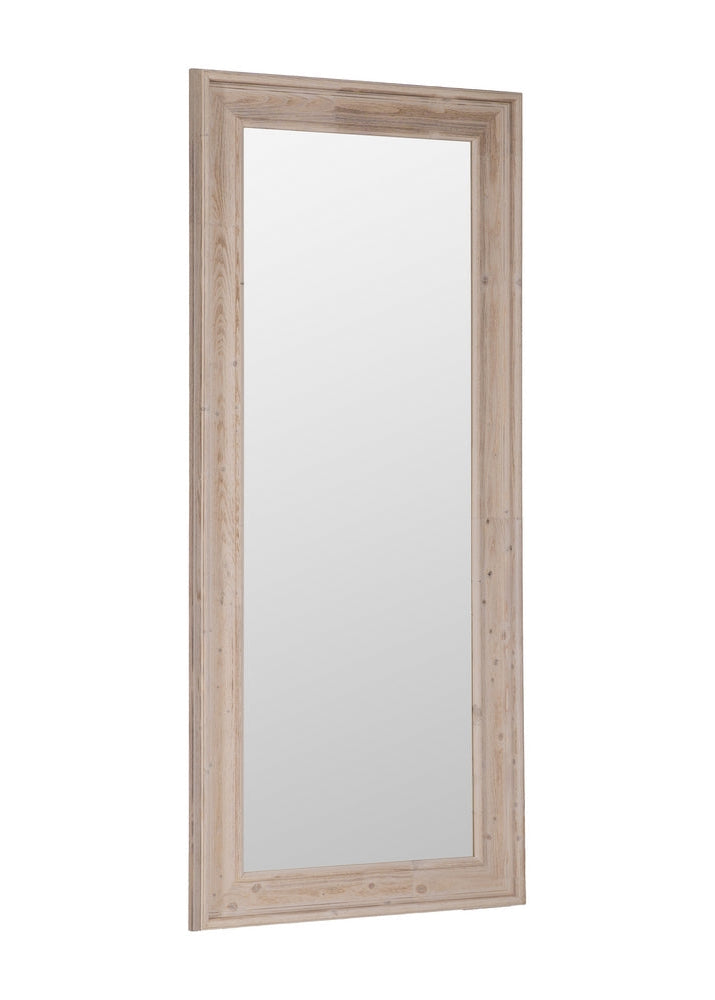ESPEJO BLANCO MADERA DECORACIÓN 78 X 5,80 X 179 CM
