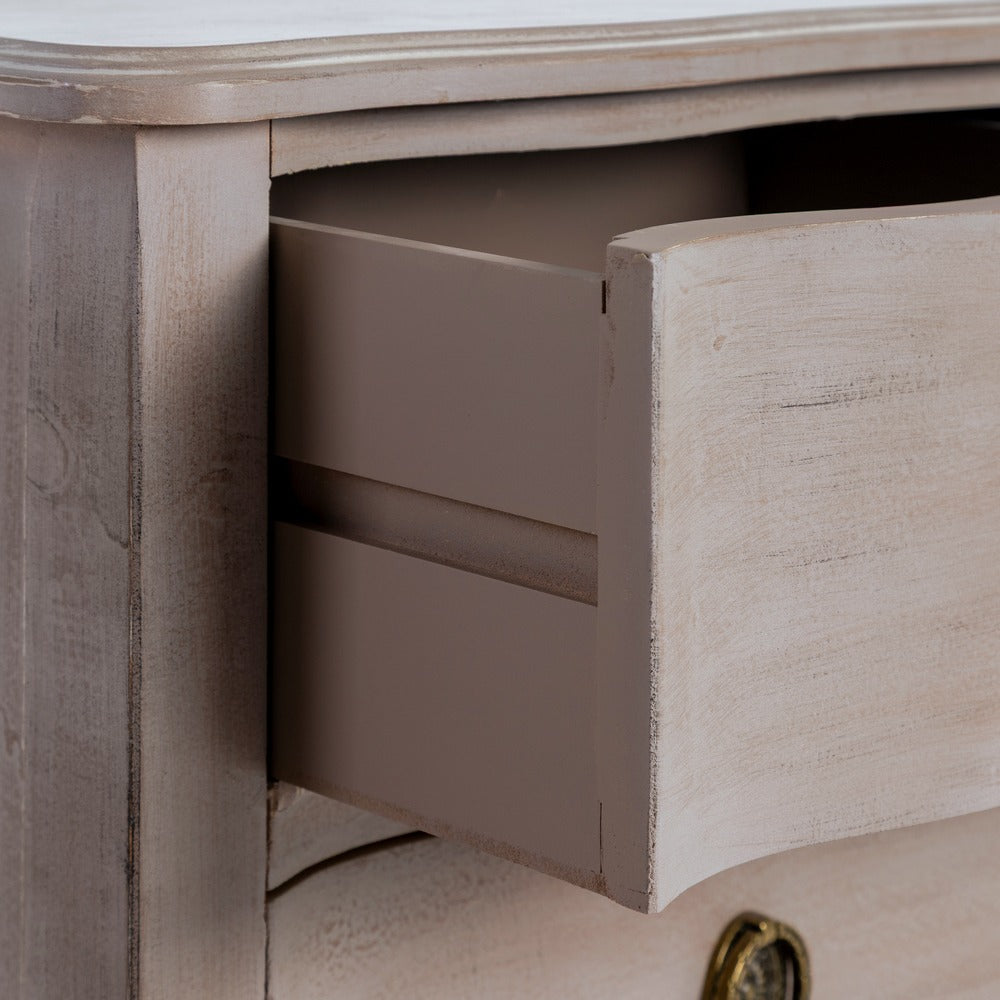 CÓMODA MARRÓN CLARO MADERA DE ABETO 93 X 38 X 78 CM
