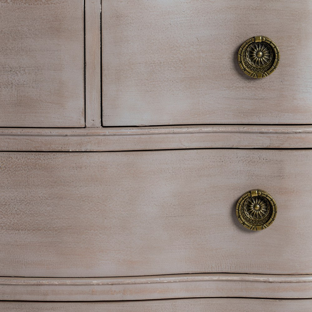 CÓMODA MARRÓN CLARO MADERA DE ABETO 93 X 38 X 78 CM
