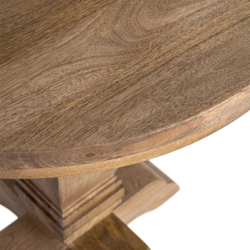 MESA AUXILIAR MADERA DE MANGO SALÓN 65 X 65 X 66 CM