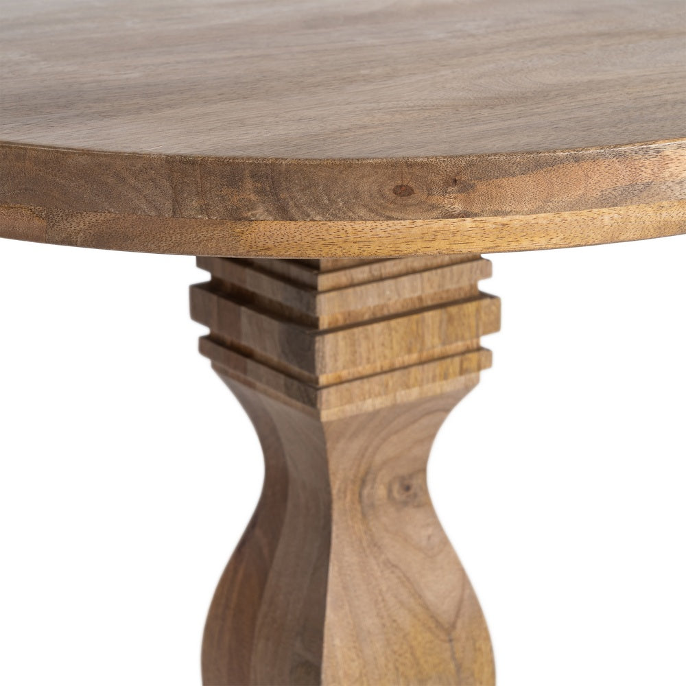 MESA AUXILIAR MADERA DE MANGO SALÓN 65 X 65 X 66 CM