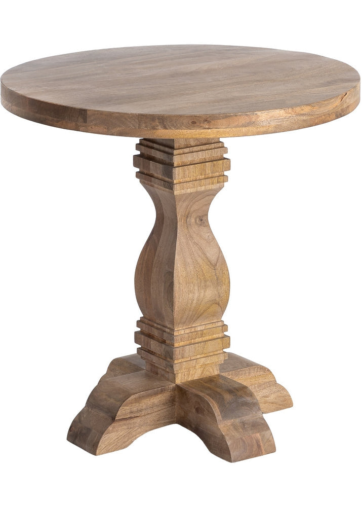 MESA AUXILIAR MADERA DE MANGO SALÓN 65 X 65 X 66 CM