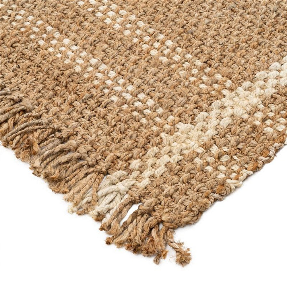 ALFOMBRA NATURAL-BLANCO YUTE ALTEA 160 X 230 CM