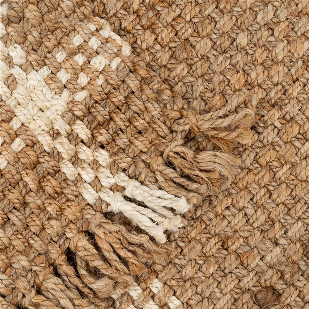 ALFOMBRA NATURAL-BLANCO YUTE ALTEA 160 X 230 CM