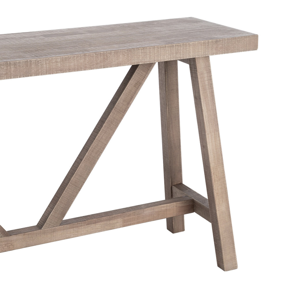 CONSOLA NATURAL MADERA DE PINO 140 X 40 X 75,50 CM