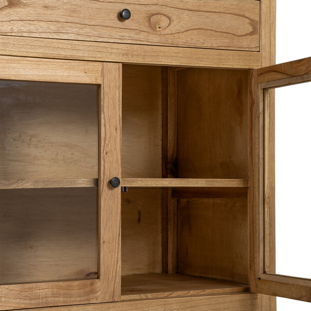 MUEBLE RECIBIDOR NATURAL MADERA MINDI 80 X 40 X 89 CM