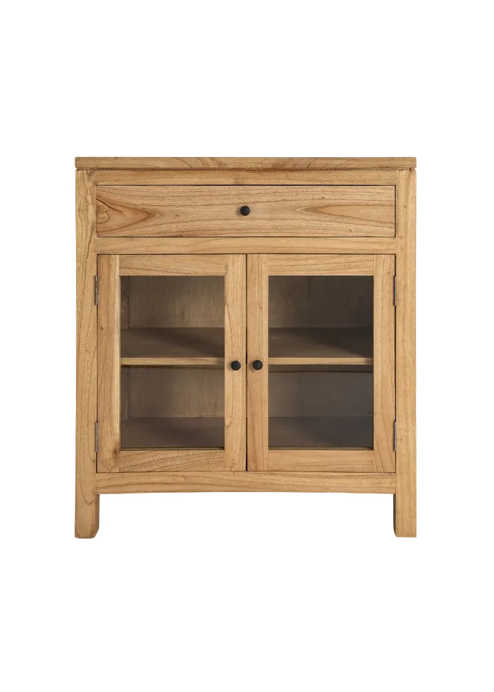 MUEBLE RECIBIDOR NATURAL MADERA MINDI 80 X 40 X 89 CM