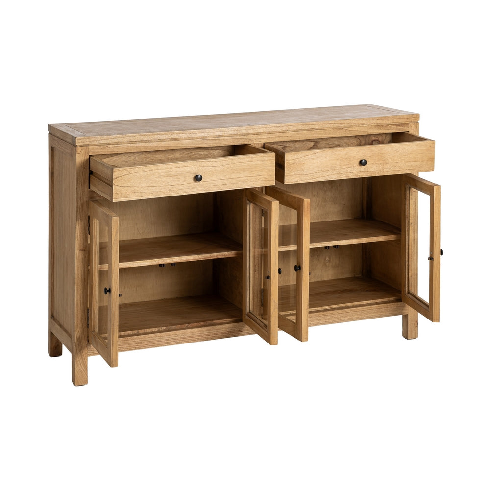 APARADOR NATURAL MADERA MINDI SALÓN 140 X 40 X 89 CM