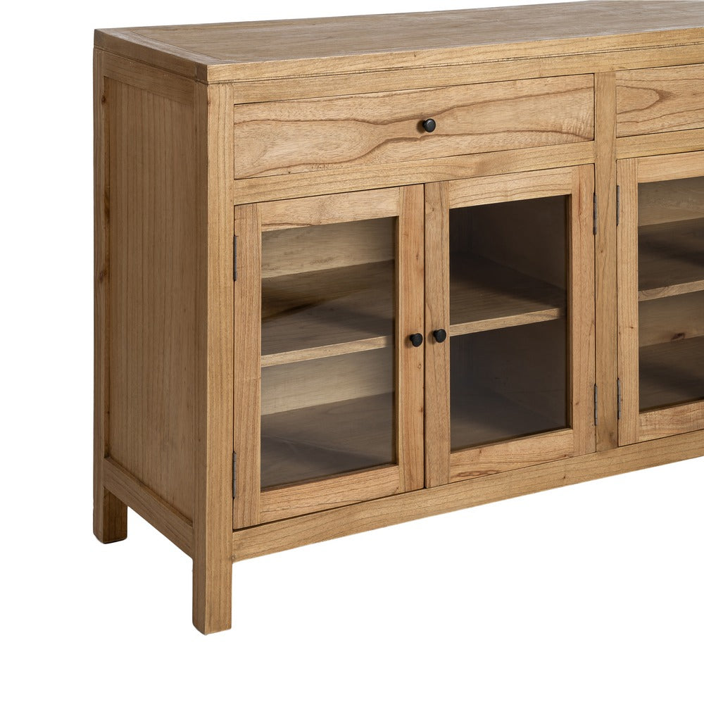 APARADOR NATURAL MADERA MINDI SALÓN 140 X 40 X 89 CM