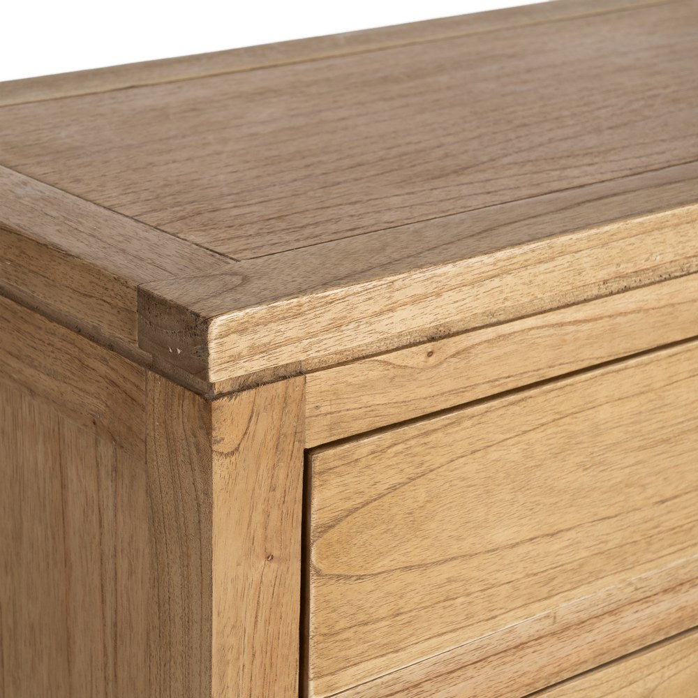 APARADOR NATURAL MADERA MINDI SALÓN 140 X 40 X 89 CM