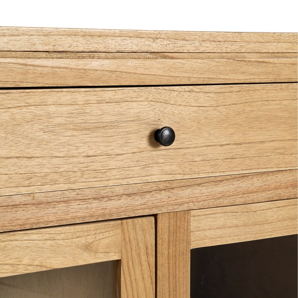 APARADOR NATURAL MADERA MINDI SALÓN 140 X 40 X 89 CM