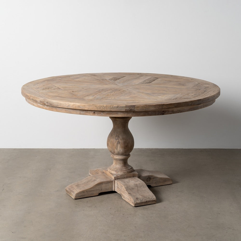 MESA COMEDOR MADERA DE PINO SALÓN 140 X 140 X 76 CM