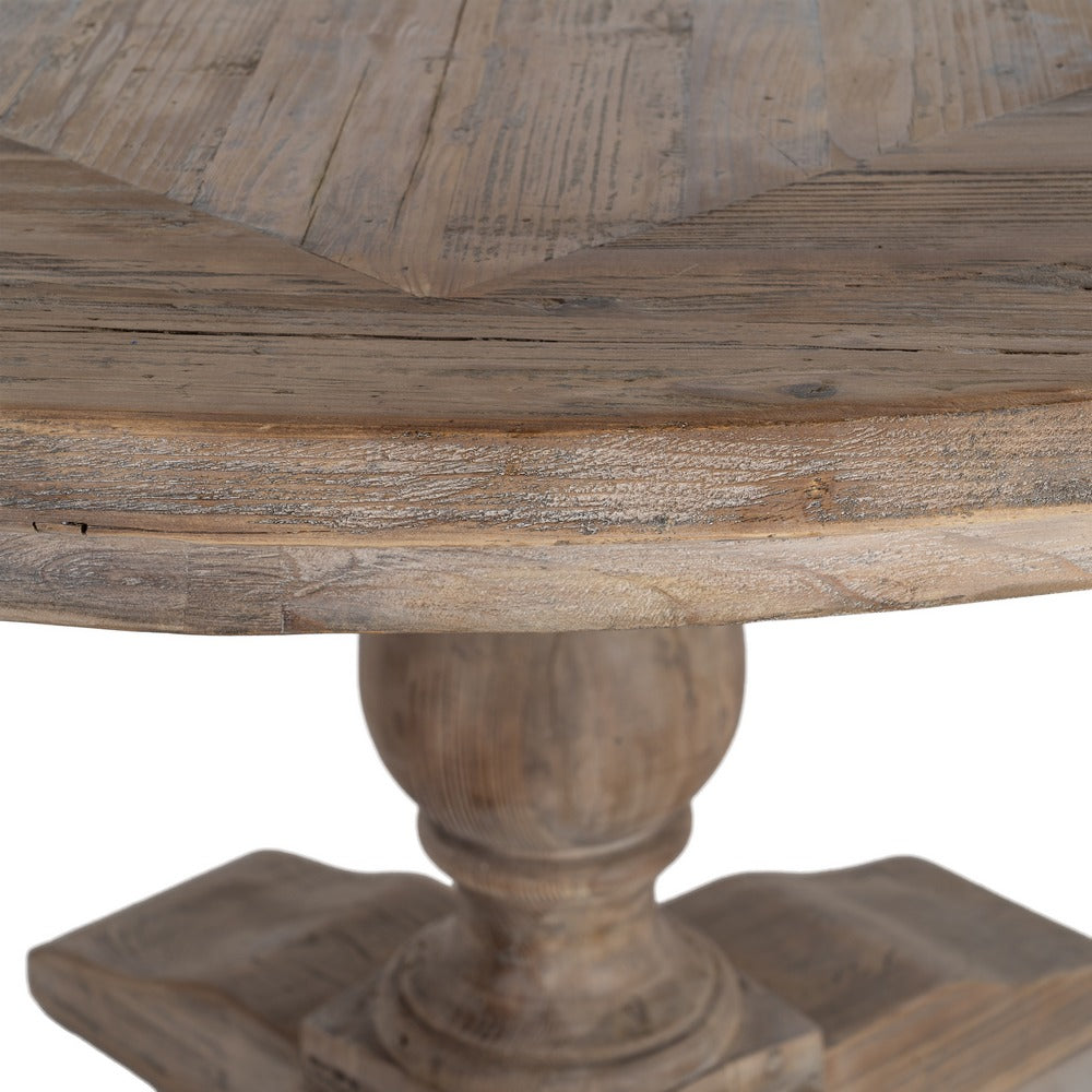 MESA COMEDOR MADERA DE PINO SALÓN 140 X 140 X 76 CM