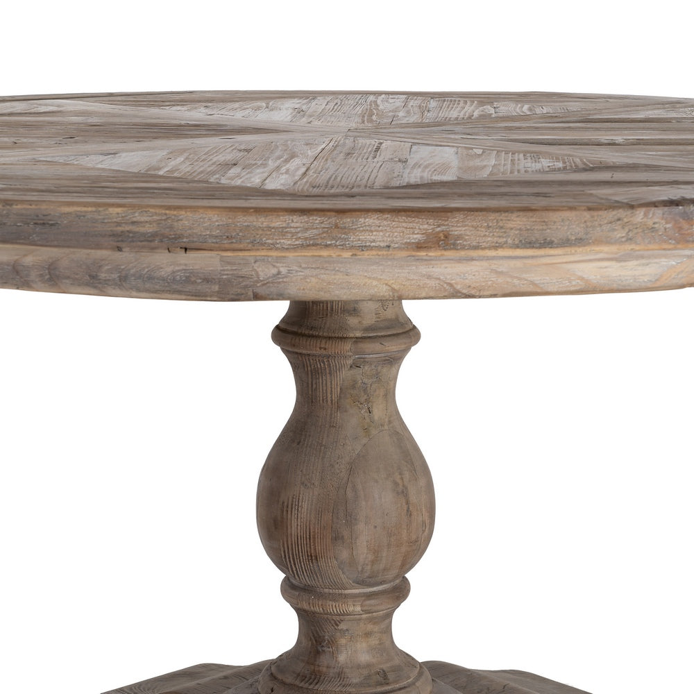 MESA COMEDOR MADERA DE PINO SALÓN 140 X 140 X 76 CM