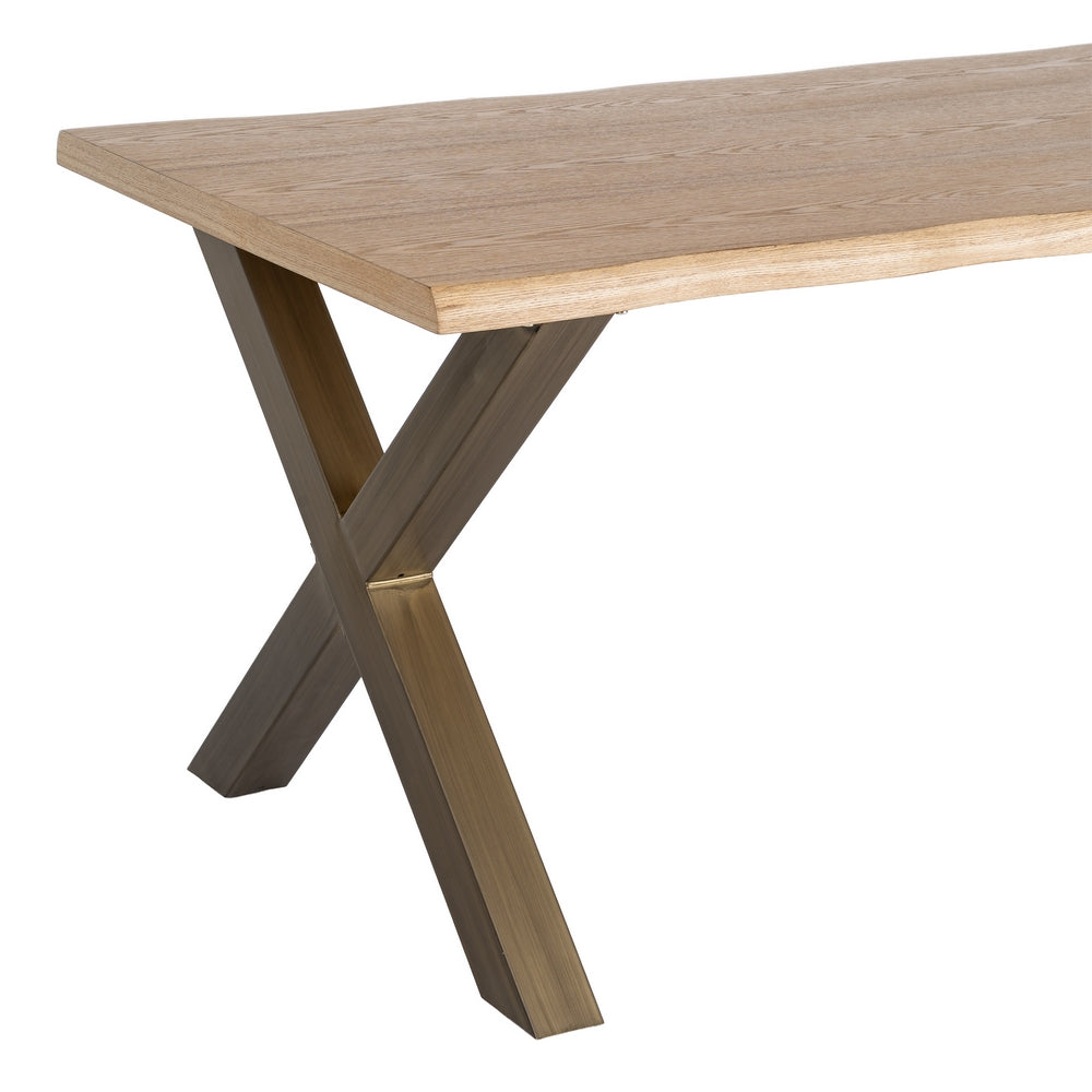 MESA COMEDOR DM-METAL SALÓN 180 X 90 X 77 CM