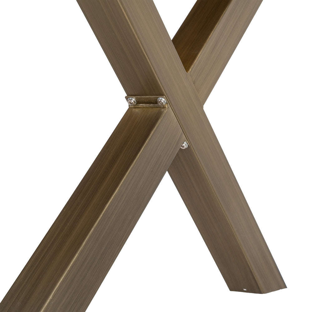 MESA COMEDOR DM-METAL SALÓN 180 X 90 X 77 CM