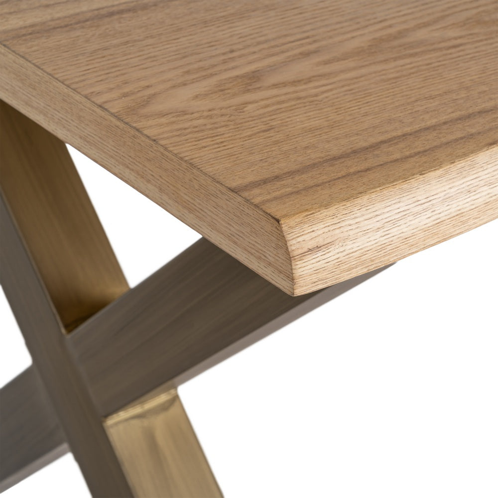 MESA COMEDOR DM-METAL SALÓN 180 X 90 X 77 CM