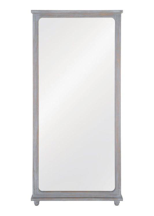 ESPEJO GRIS MADERA PAULONIA DECORACIÓN 80 X 7 X 170 CM
