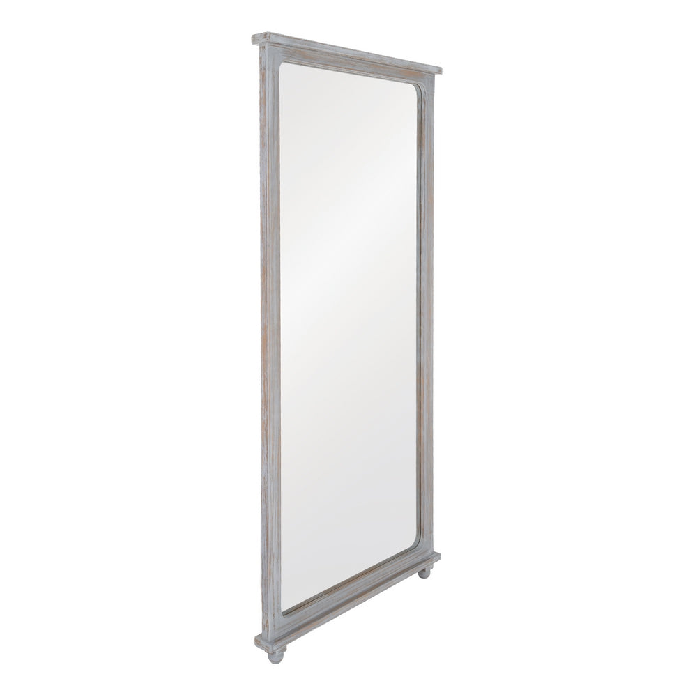 ESPEJO GRIS MADERA PAULONIA DECORACIÓN 80 X 7 X 170 CM