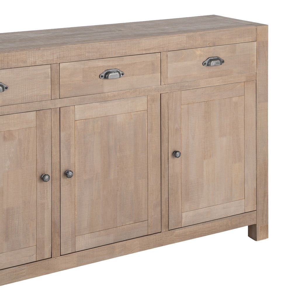 APARADOR NATURAL MADERA DE PINO 140 X 40 X 86,50 CM