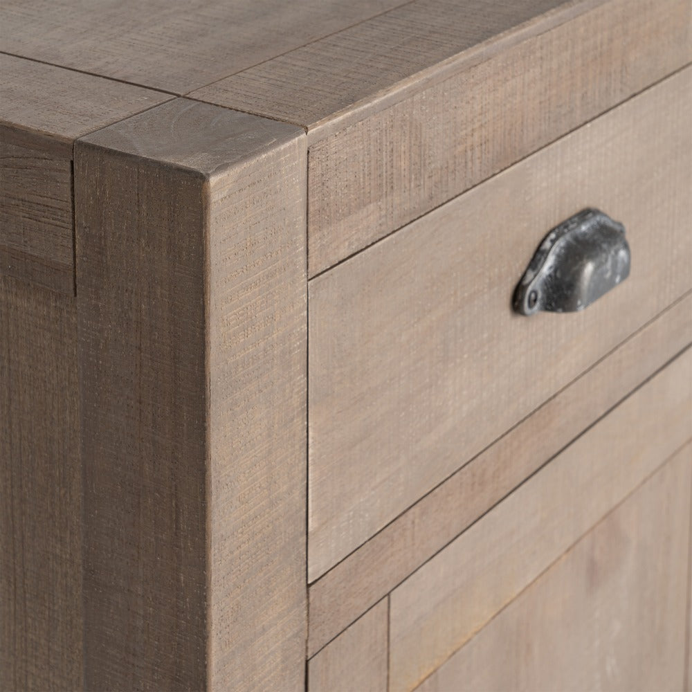 APARADOR NATURAL MADERA DE PINO 140 X 40 X 86,50 CM
