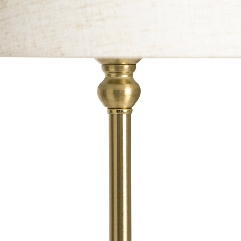 LÁMPARA MESA PLATA TEJIDO-METAL 25 X 25 X 53,50 CM