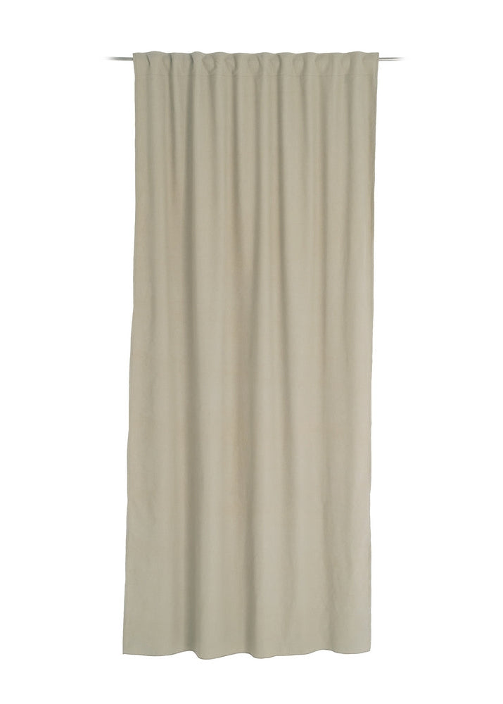 CORTINA CAQUI CLARO 85%ALGODÓN-15%LINO 140 X 275 CM