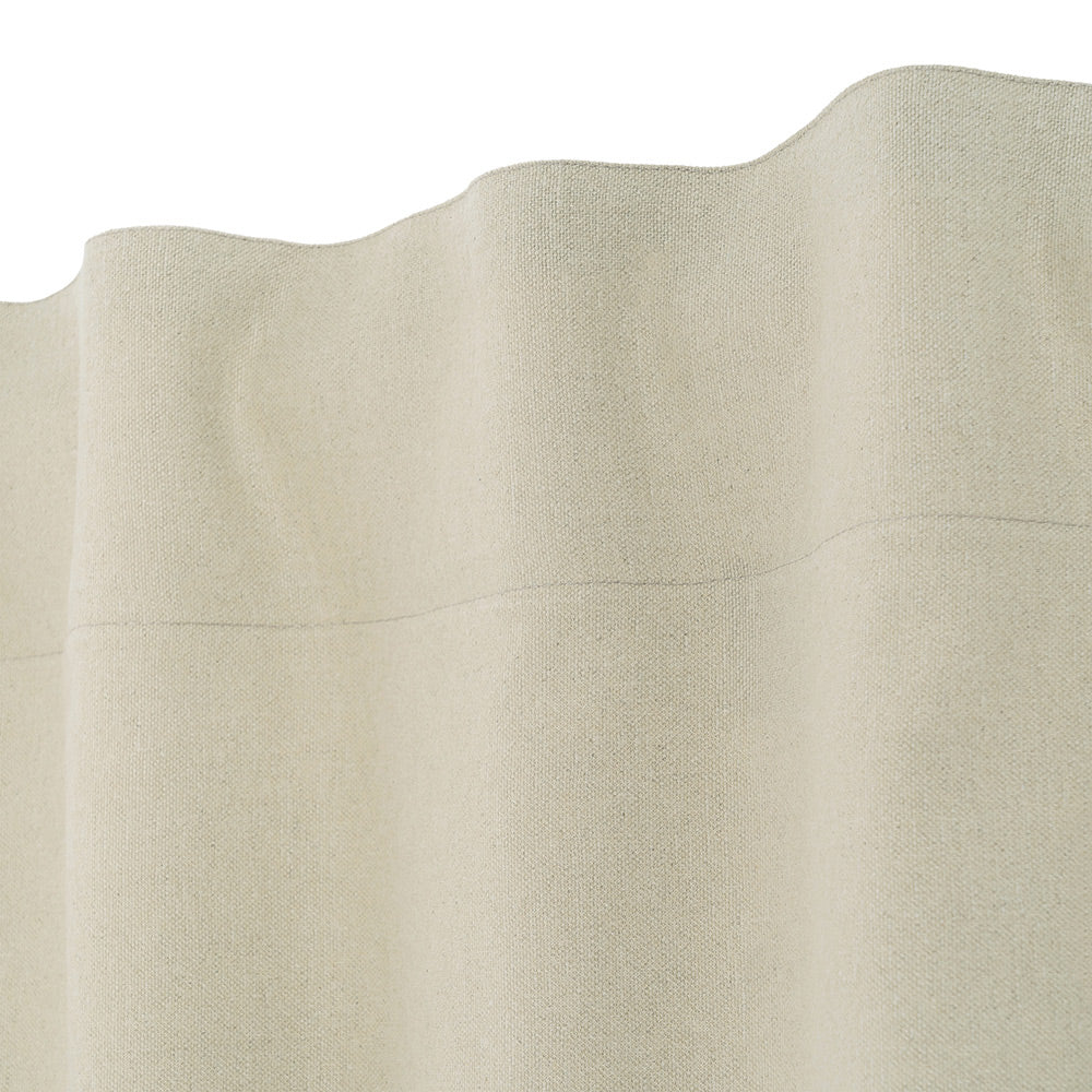 CORTINA CAQUI CLARO 85%ALGODÓN-15%LINO 140 X 275 CM