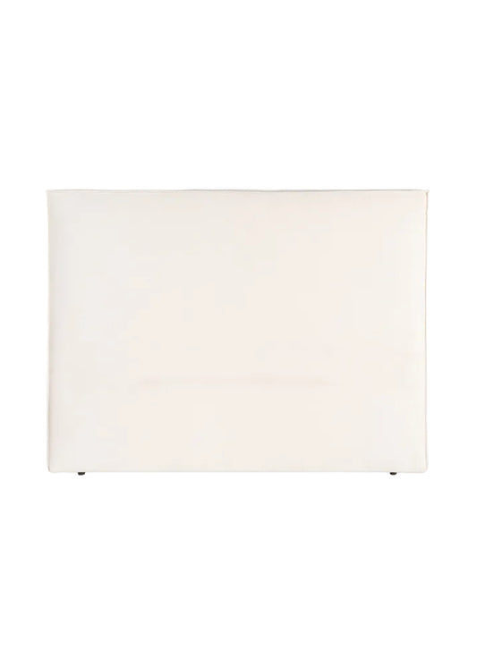 CABECERO CREMA TEJIDO DORMITORIO 160 X 122 CM