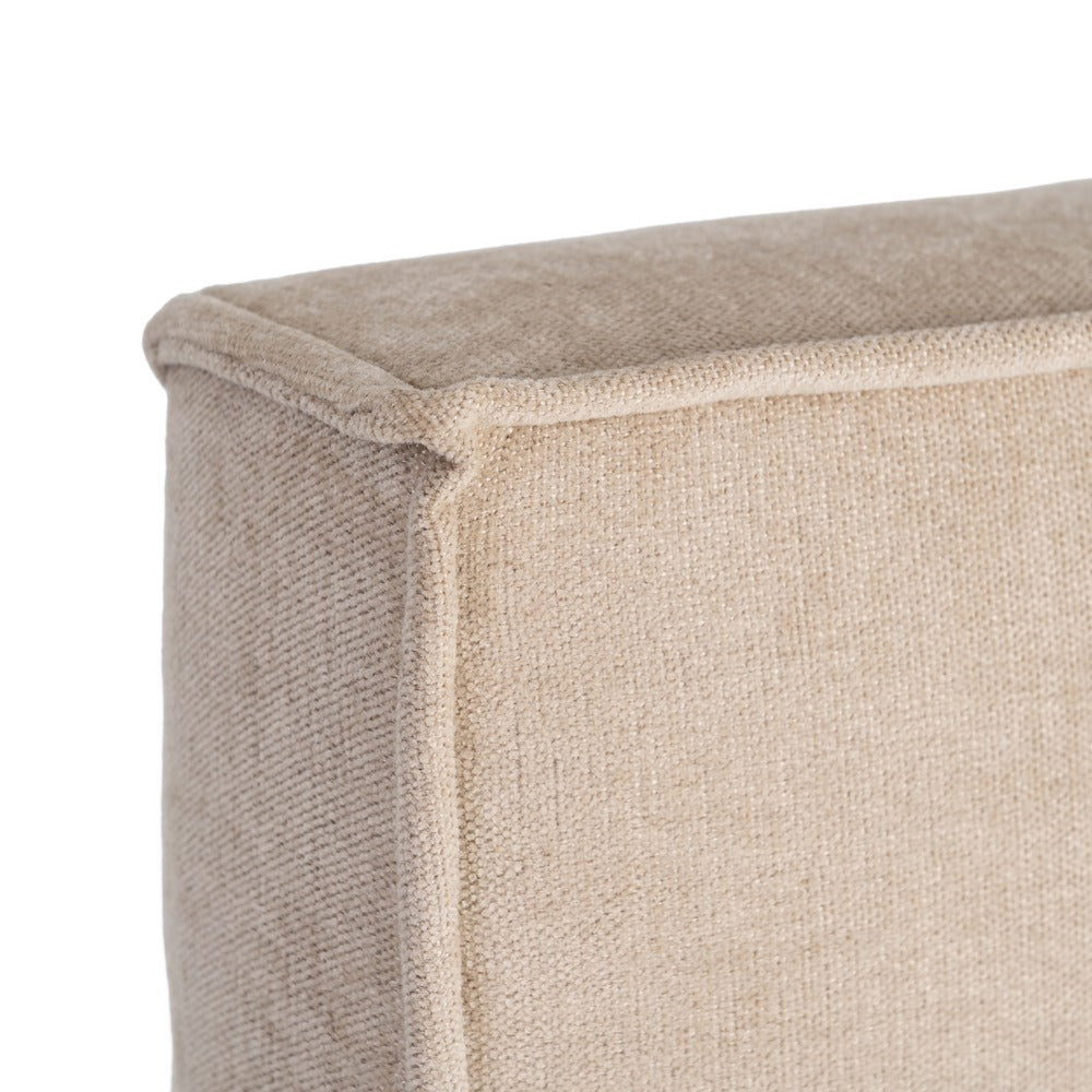 CABECERO BEIGE TEJIDO DORMITORIO 160 X 122 CM