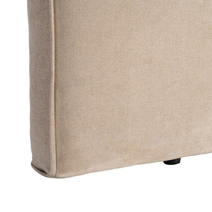 CABECERO BEIGE TEJIDO DORMITORIO 160 X 122 CM