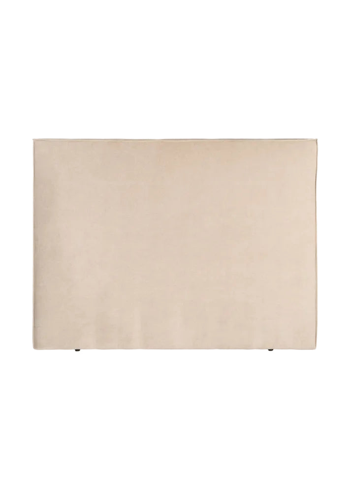 CABECERO BEIGE TEJIDO DORMITORIO 160 X 122 CM