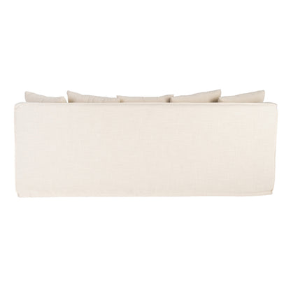 SOFÁ BEIGE TEJIDO SALÓN 215 X 92 X 78 CM