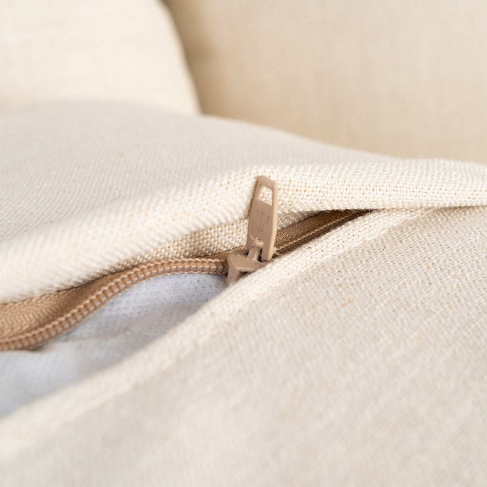SOFÁ BEIGE TEJIDO SALÓN 215 X 92 X 78 CM