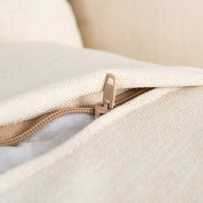 SOFÁ BEIGE TEJIDO SALÓN 215 X 92 X 78 CM