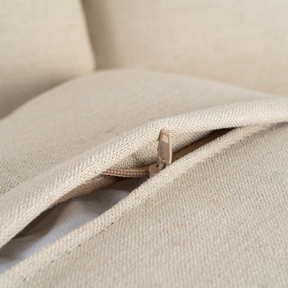 SOFÁ TAUPE TEJIDO SALÓN 215 X 92 X 78 CM