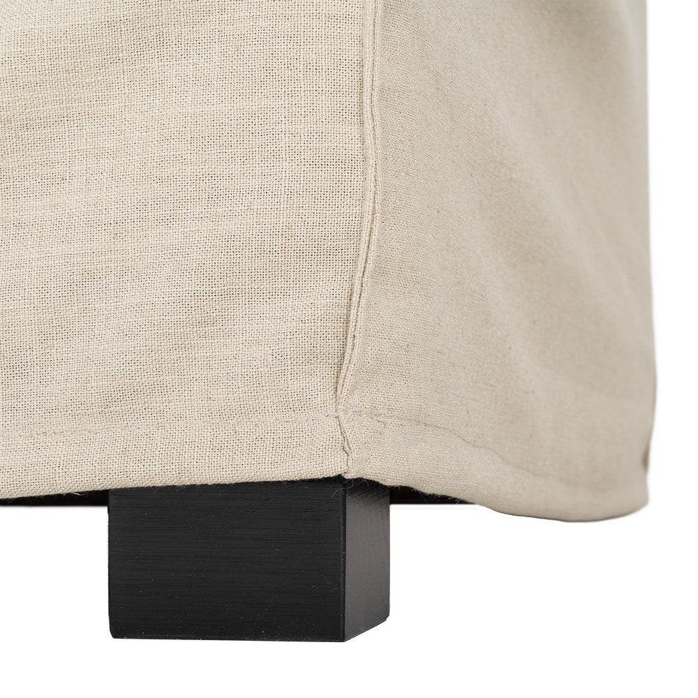 SOFÁ TAUPE TEJIDO SALÓN 215 X 92 X 78 CM